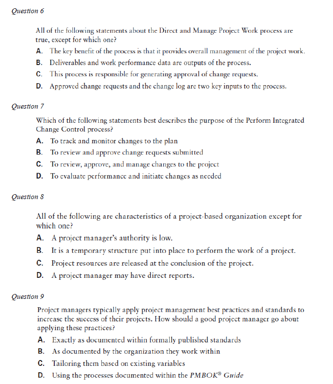 Question 6 All of the following statements about