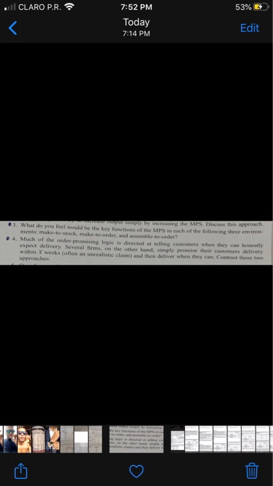 answer question 3 and 4 53% E 1 CLARO P.R. 7:52