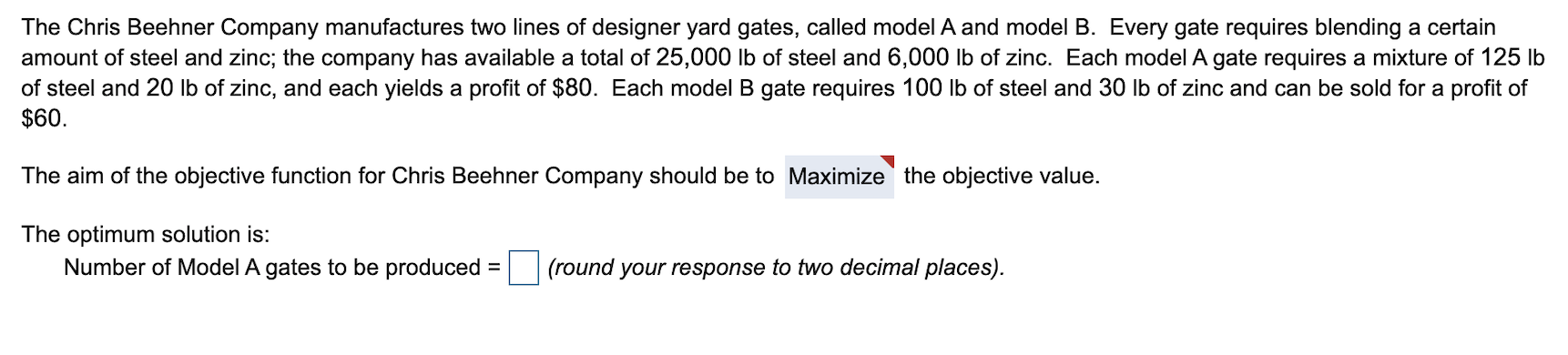 The Chris Beehner Company manufactures two lines