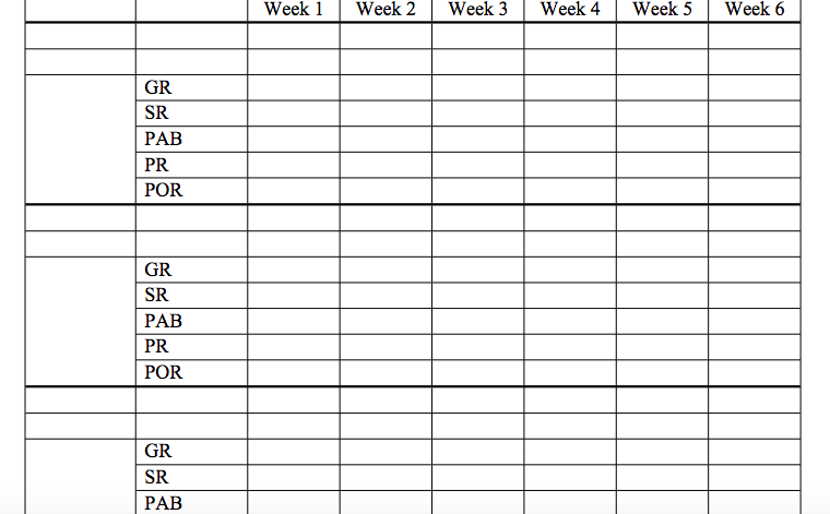 Given the following data, develop MRP plans for