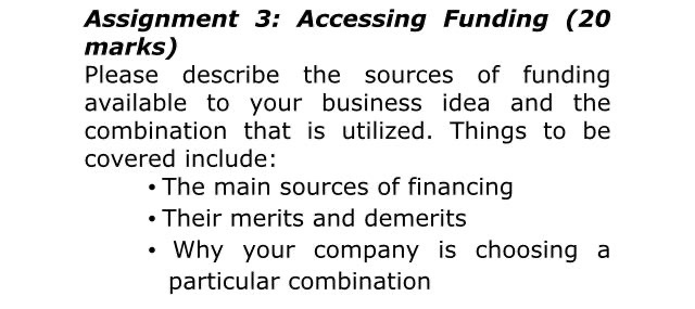 Assignment 1: Idea Generation (20 marks) Please