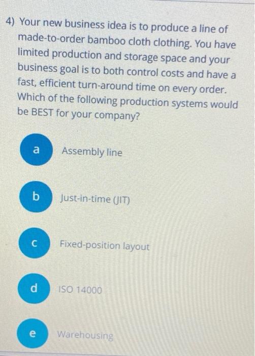 1) Taking a lesson from Method, in forming a
