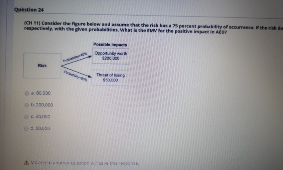 Question 24 (CH 11) Consider the figure below and