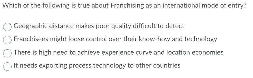 Answer ASAP Which of the following is true about