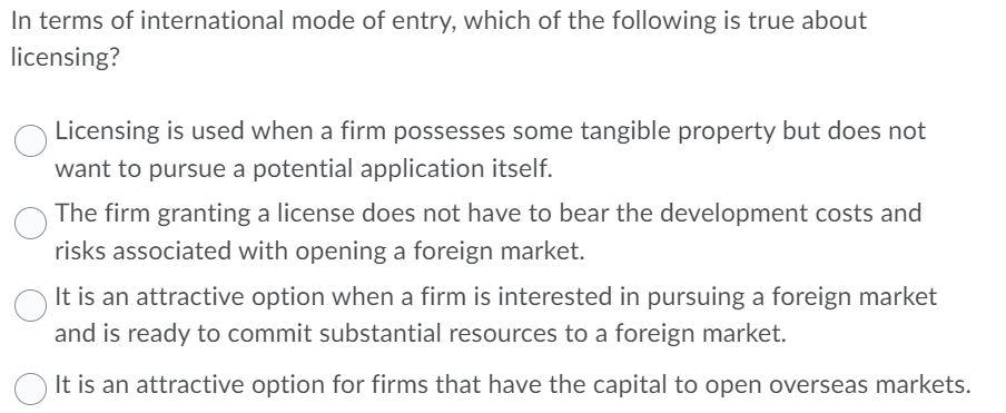 Answer ASAP Which of the following is true about