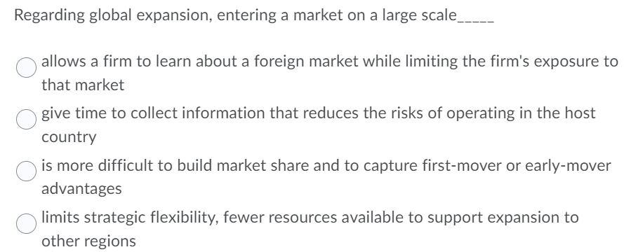 Answer ASAP Which of the following is true about