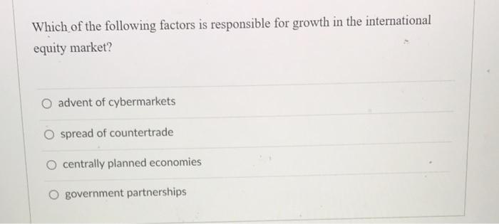 Which of the following factors is responsible for