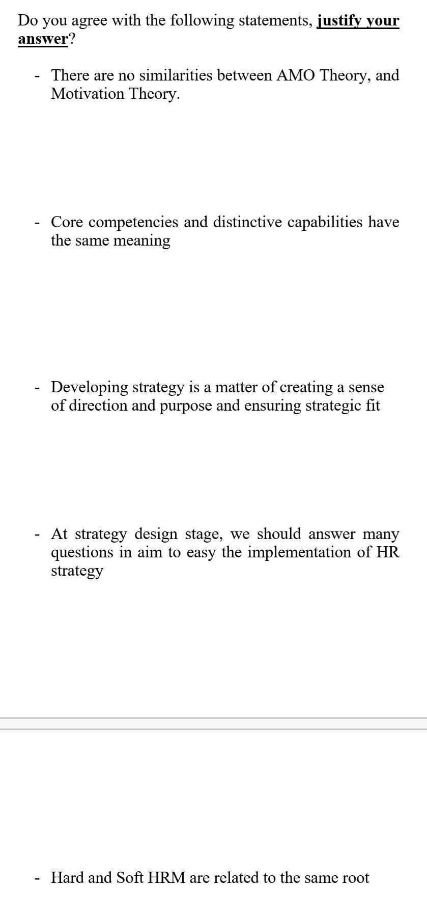 Do you agree with the following statements,