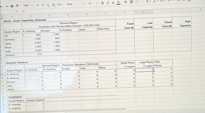 . . H Fixed Fixed Cost (5) Low Capacity High