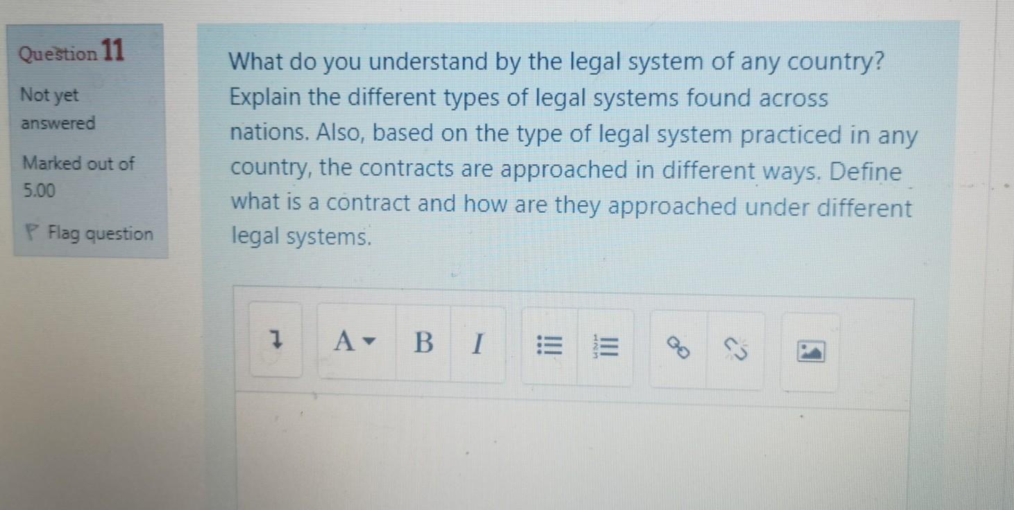 The answer should be typed, not handwritten The