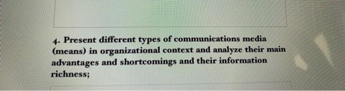 Long and correct answer 4. Present different