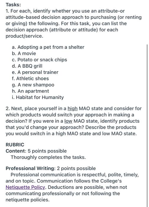 paragraph Tasks: 1. For each, identify whether