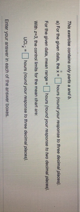 Refer to Table 56.1 - Factors for Computing