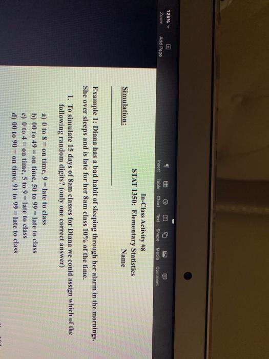 125% Zoom Add Page Insert Table Chart Text Shape