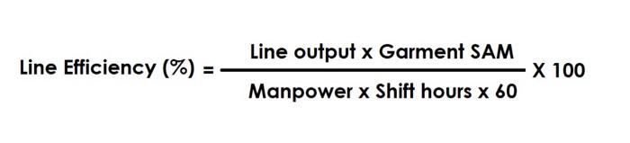 Use these equations to solve the efficiency