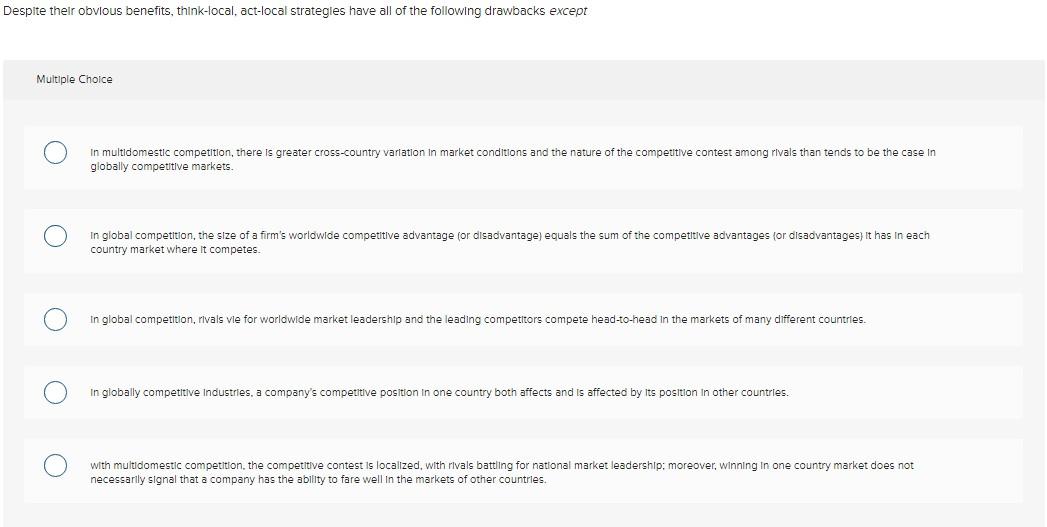 Despite their obvious benefits, think-local,