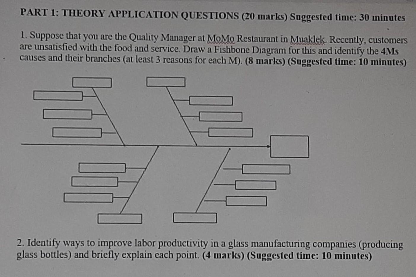 Only needed answer for question 2. PART 1: THEORY