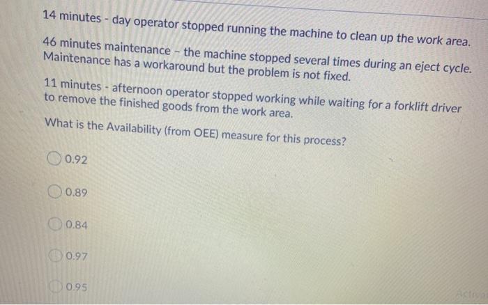 You are working with a manufacturing company that