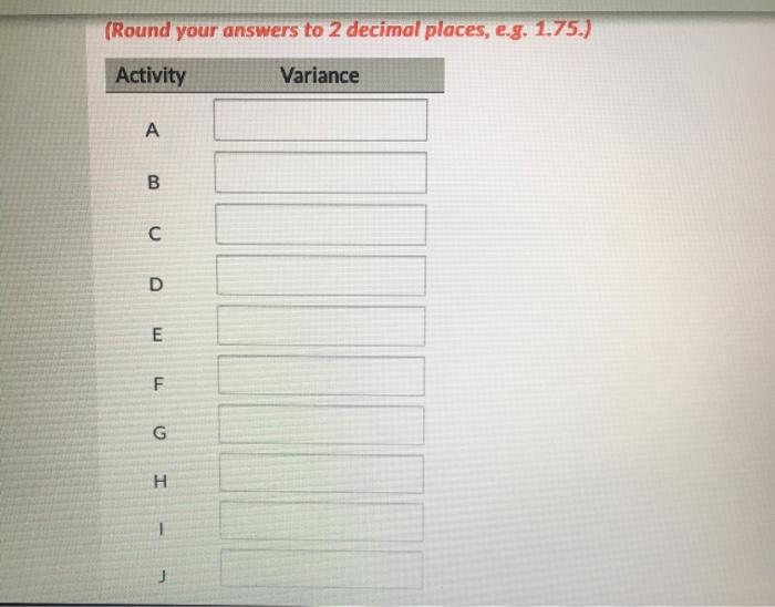 B 2.5 5 7 8 Using the following project