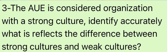 3-The AUE is considered organization with a