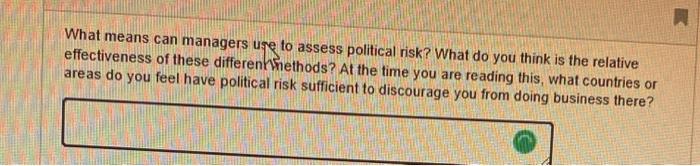 please answer as soon as possible What means can