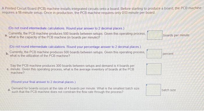 A Printed Circuit Board (PCB) machine installs