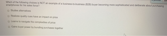 Which of the following choices is NOT an example