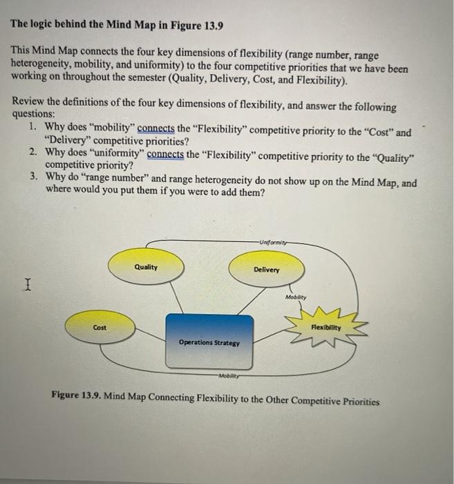 please answer questions 1-3. The logic behind the
