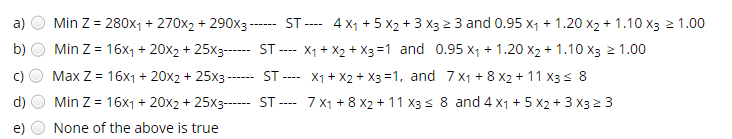 1- An enterprise produces a product that has the