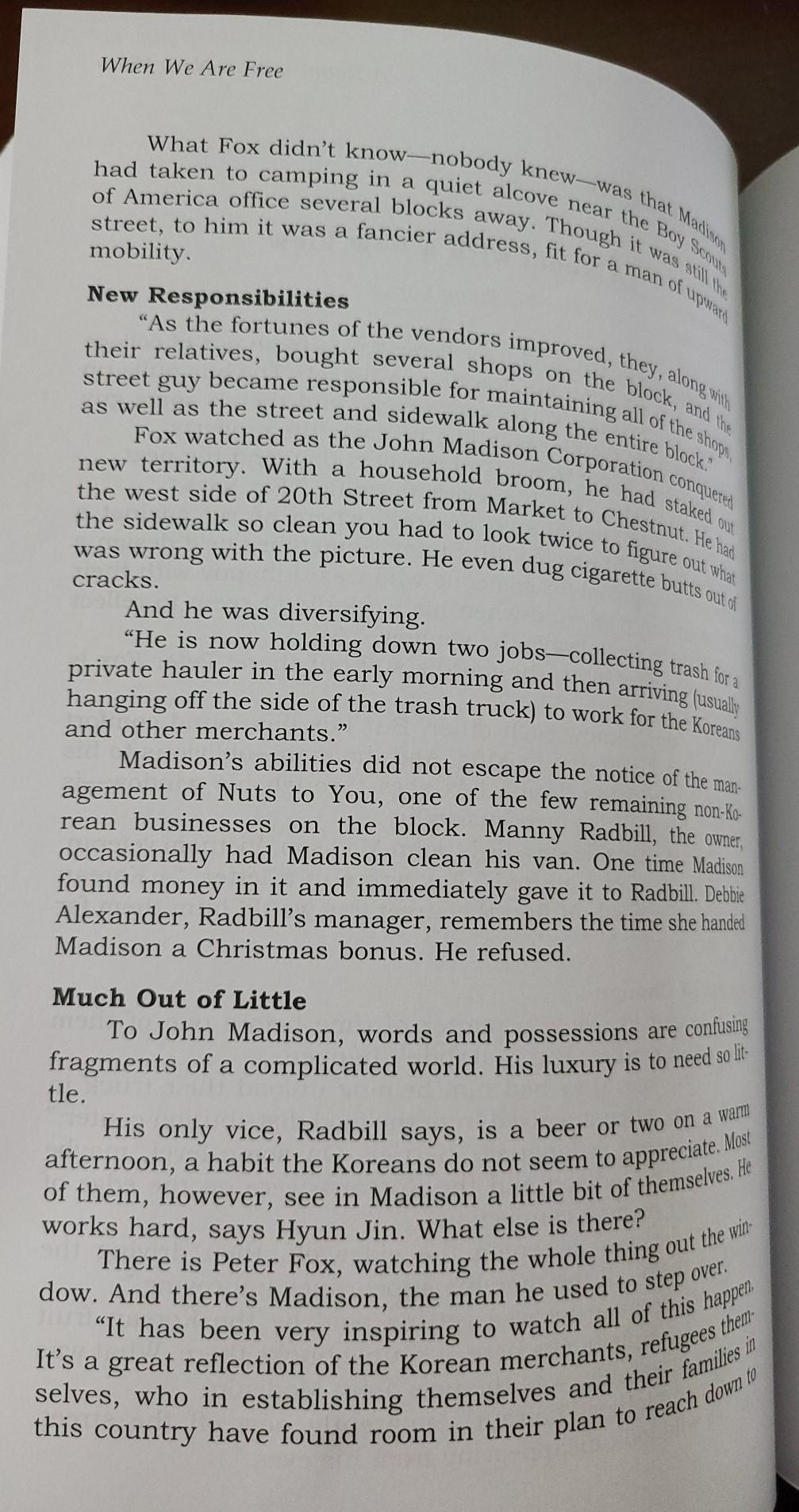 Please read "Room with a New View" in Unit 6 of