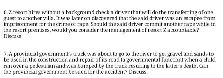 Answer the following questions! Subject: Tourism