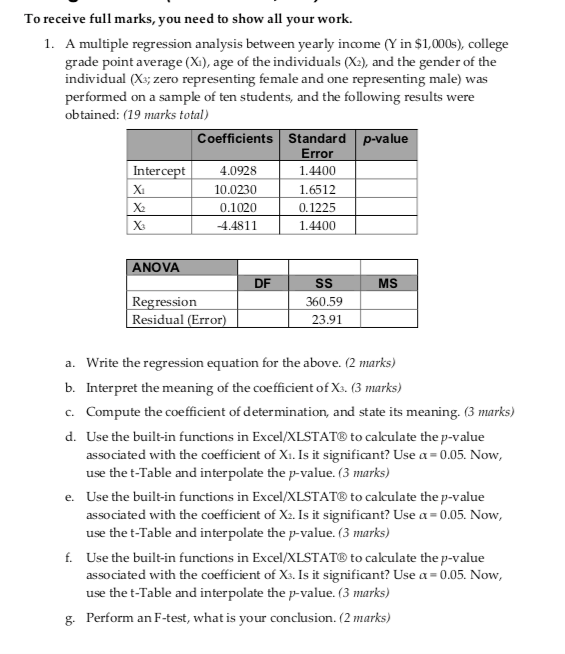 How do you solve d e and f in excel when you