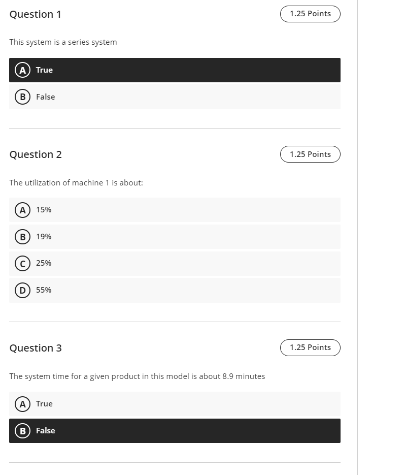 Question 4 1.25 Points The average product