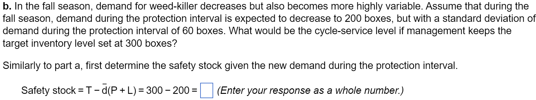 In a P system, the lead time for a box of