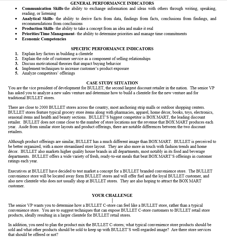 GENERAL PERFORMANCE INDICATORS Communication