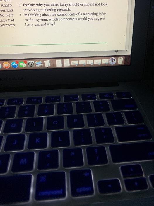 Ander- ees and ho were arry had ontinuous 1.