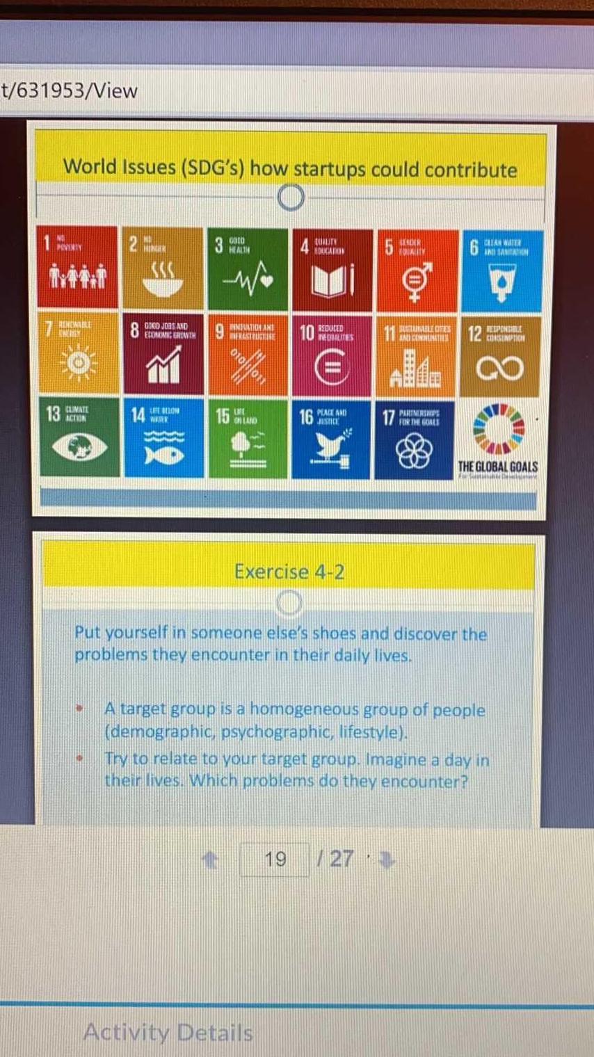t/631953/View World Issues (SDG's) how startups