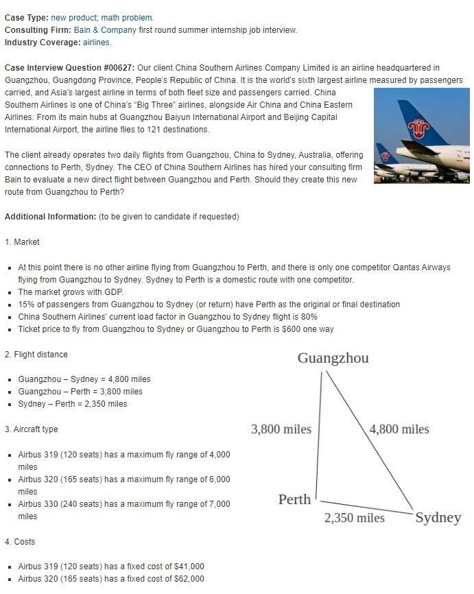 Case Type: new product, math problem. Consulting