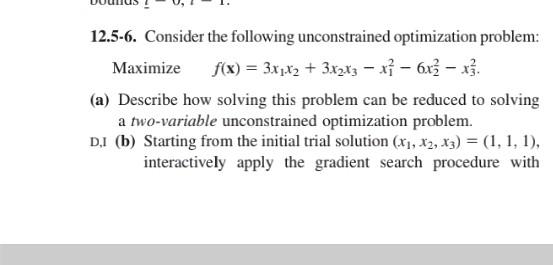 operations research 12.5-6. Consider the