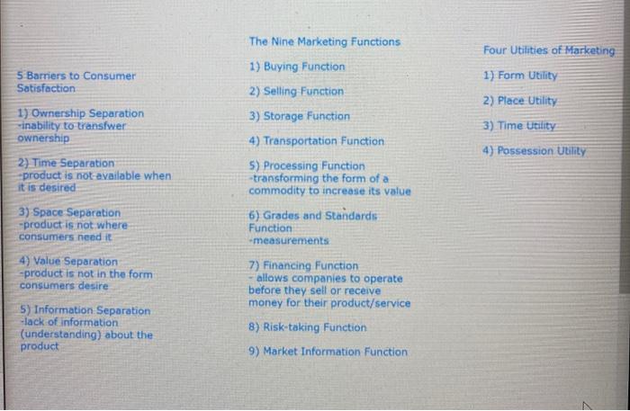 Can you give 2 example for each list , so total 6