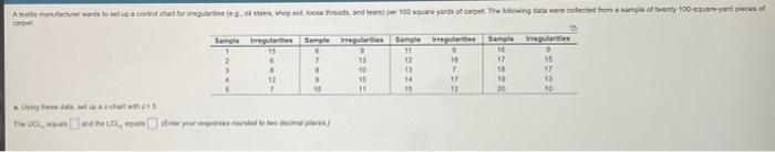 Attle manufacturer wants to set up a control