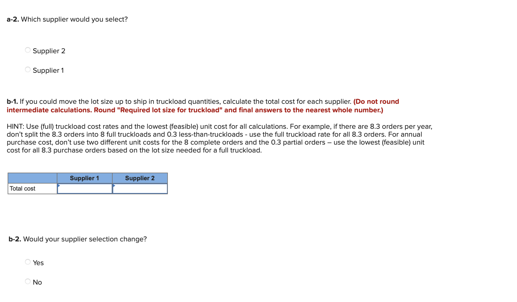 Your company assembles five different models of a