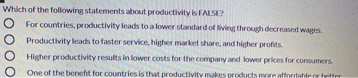 Which of the following statements about ISO