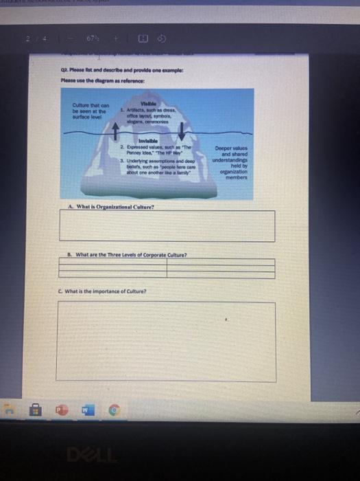 02. Pese let and describe and provide one