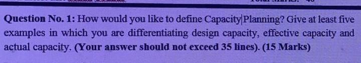 ans me quickly pls i am stuck Question No. 1: How