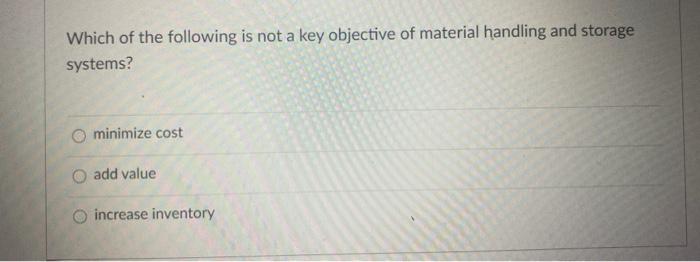 All of the following are considered to be