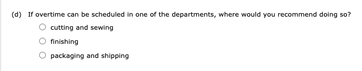 Module 2: LP Sensitivity Analysis (QUESTION 4)