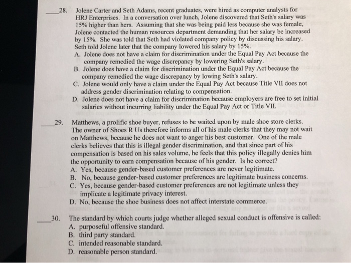 28. Jolene Carter and Seth Adams, recent