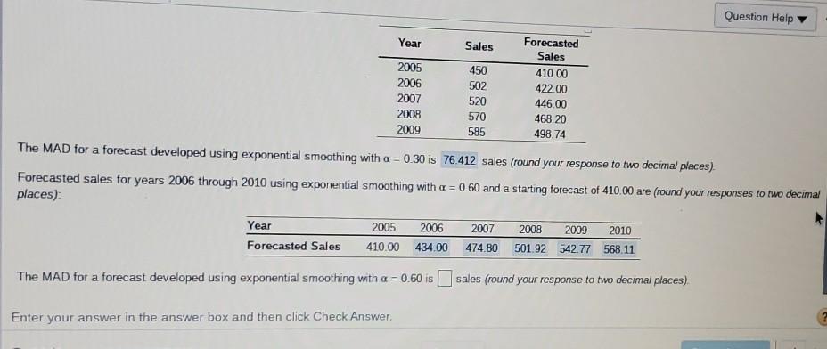 Question Help Sales of Volkswagen's popular