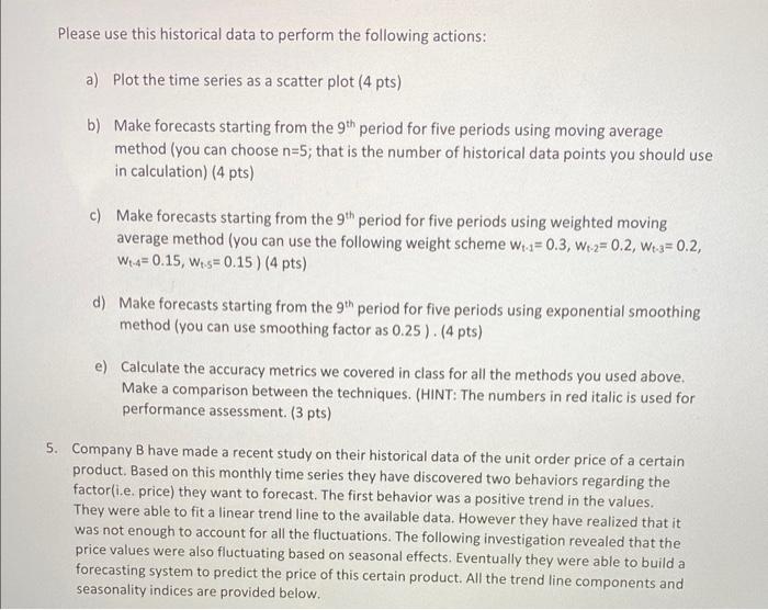 average method (you can use the following weight